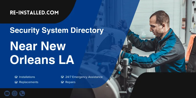 Home Security System Installation near New Orleans LA