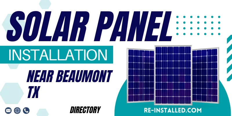 Solar Panel Installations near Beaumont TX