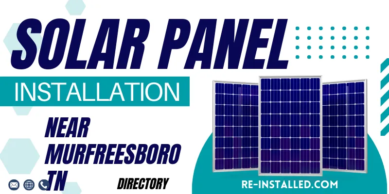 Solar Panel Installations near Murfreesboro TN