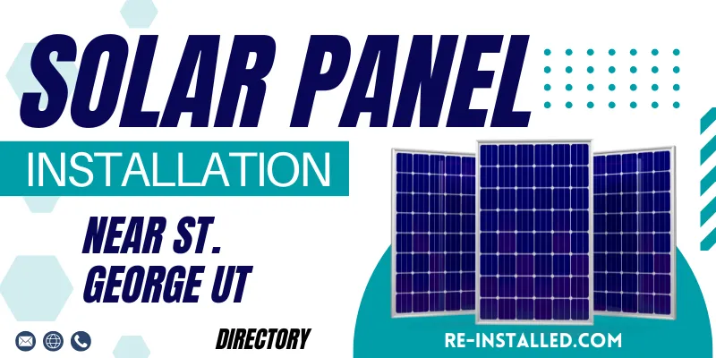 Solar Panel Installations near St. George UT